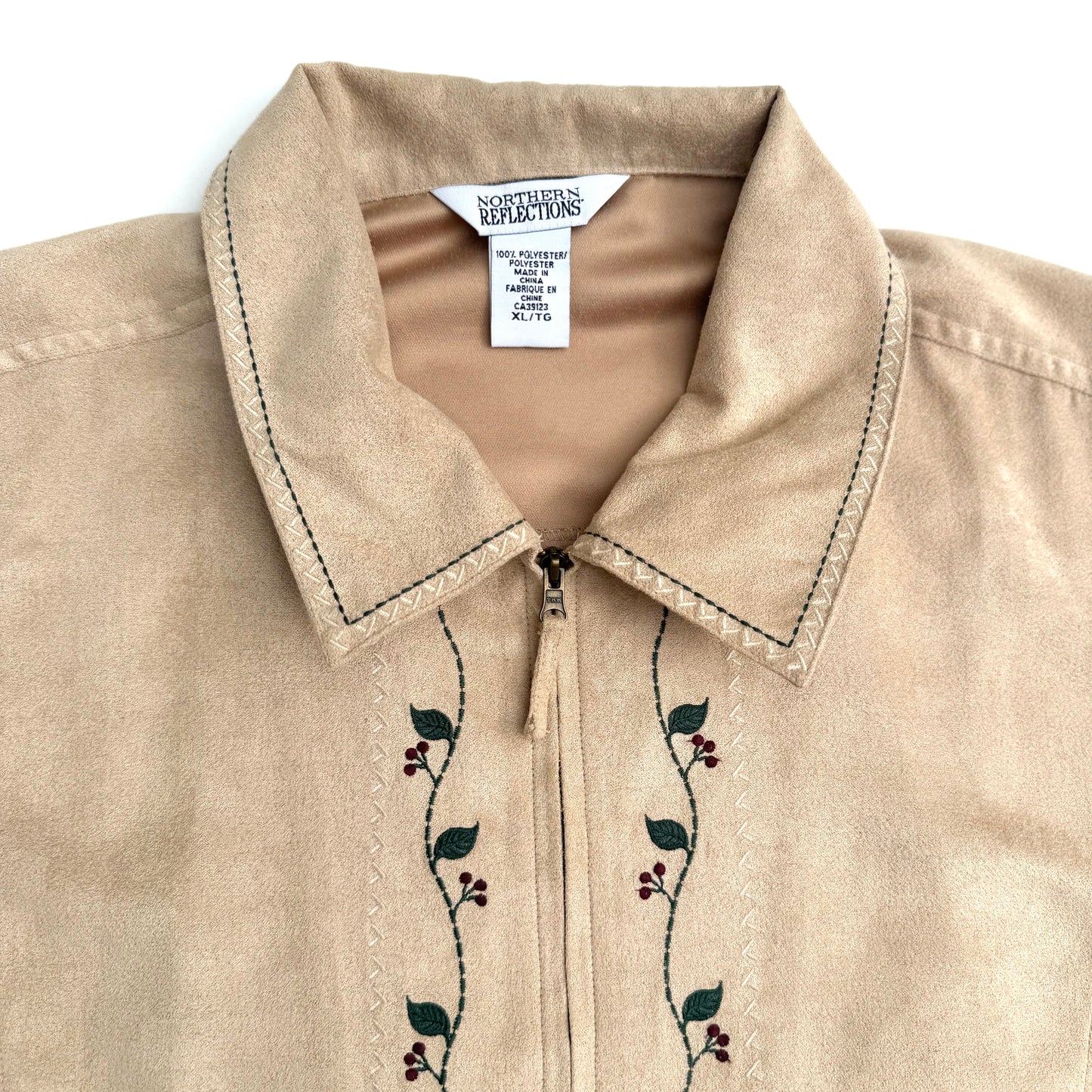 Secondhand Northern Reflections, Tan Faux Suede Vest