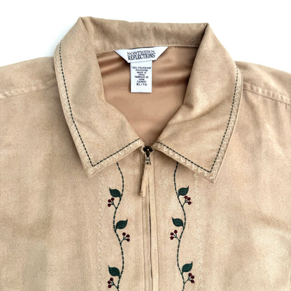 Secondhand Northern Reflections, Tan Faux Suede Vest