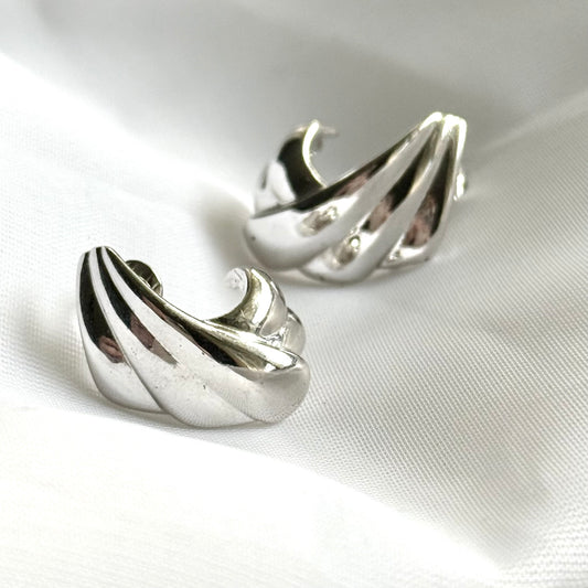 Vintage Silver Toned Earrings
