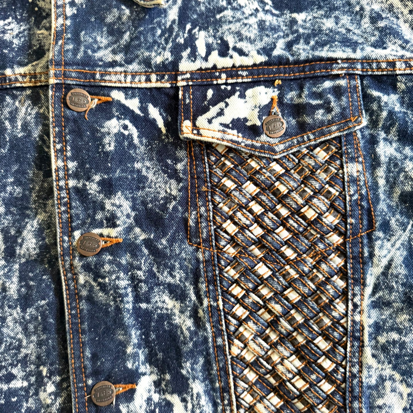 Vintage Acid Wash Denim Jacket