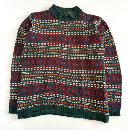 Vintage Authentic Knitwear, 90's Cabin Core Style Sweater