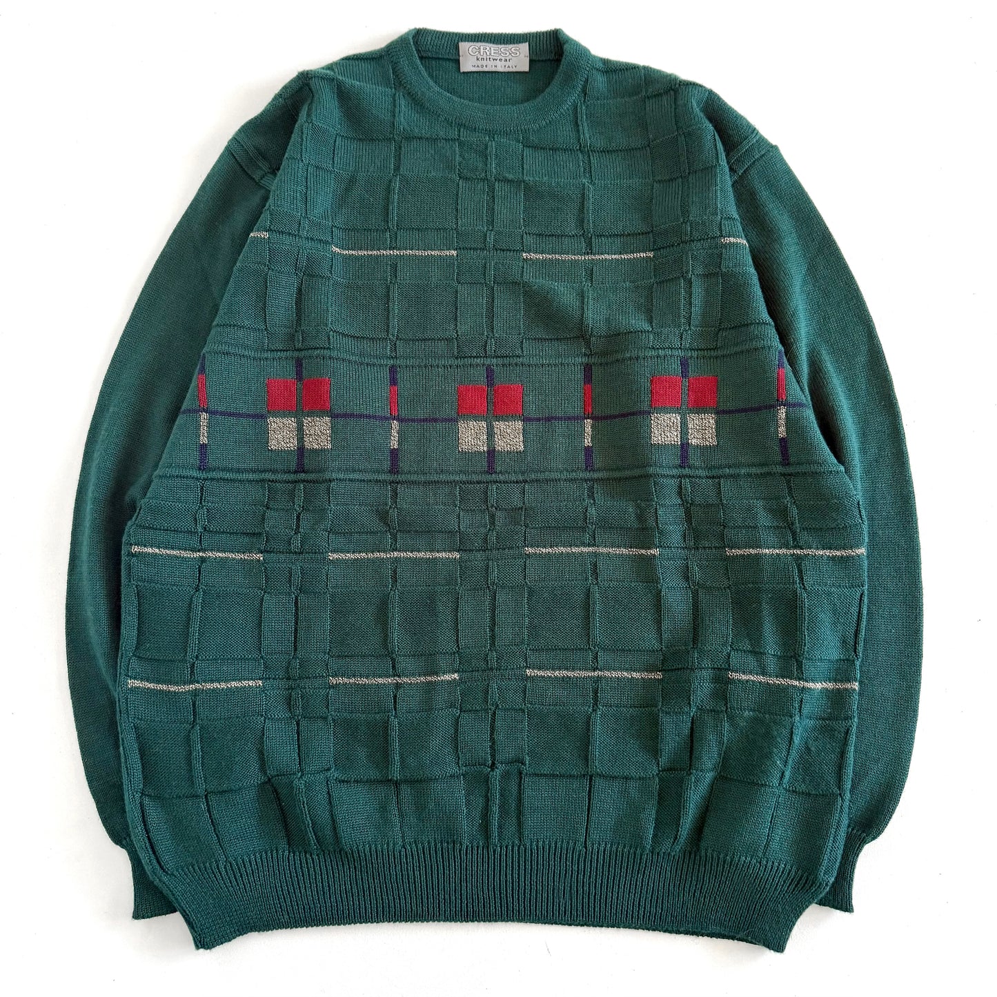 Vintage Cress, Wool Blend Sweater