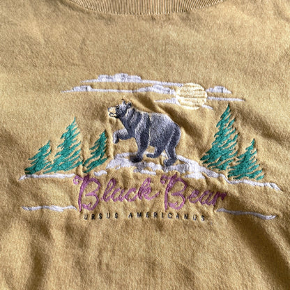Vintage Distressed Cotton Grove, Black Bear Sweatshirt