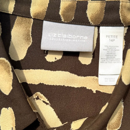 Secondhand Liz Claiborne, Button Down Short Sleeve Shirt