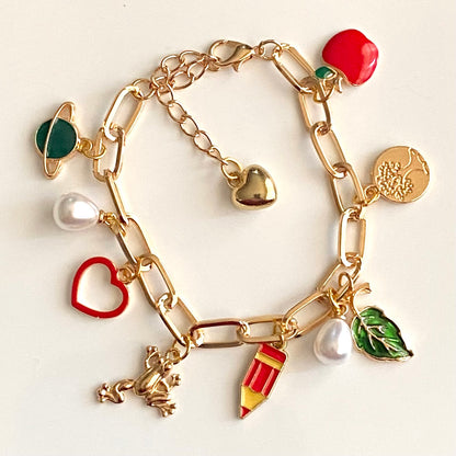 Handmade Charm Bracelet Y2K Style