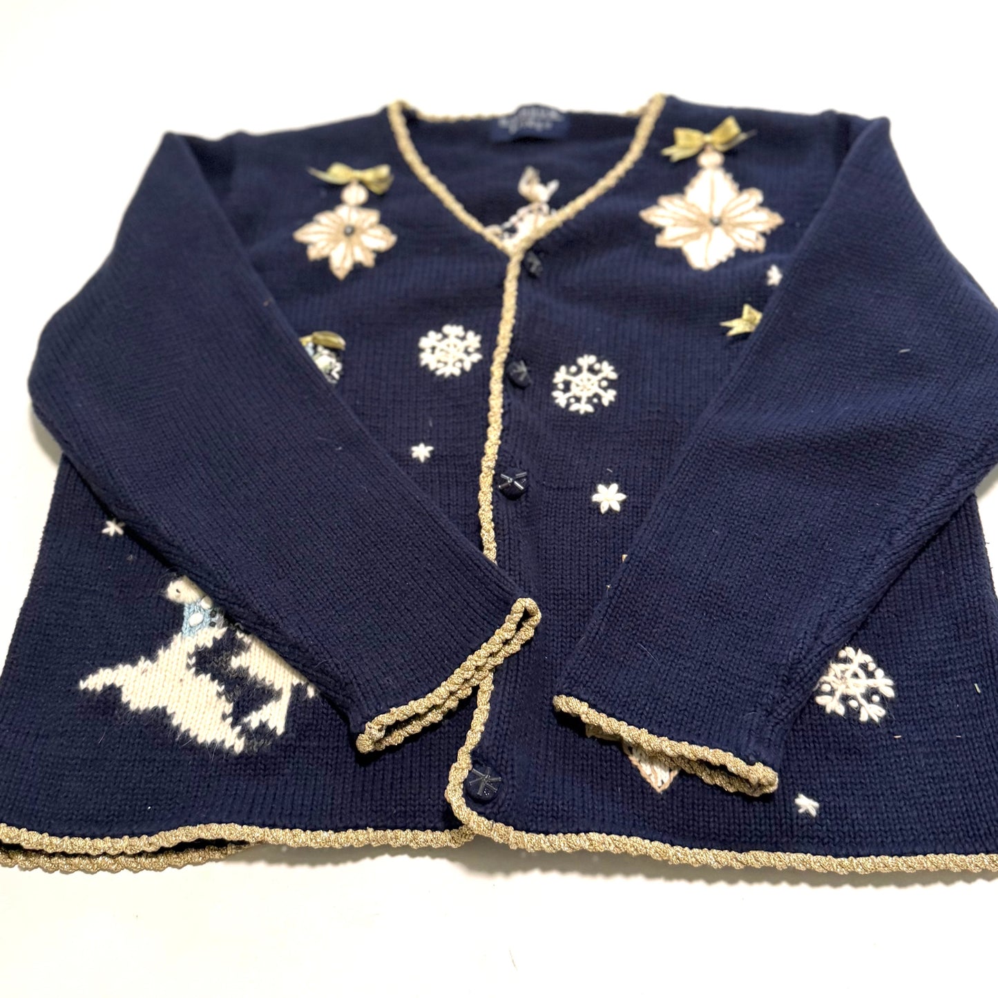 Vintage Rainbow Bridge, Holiday Cardigan