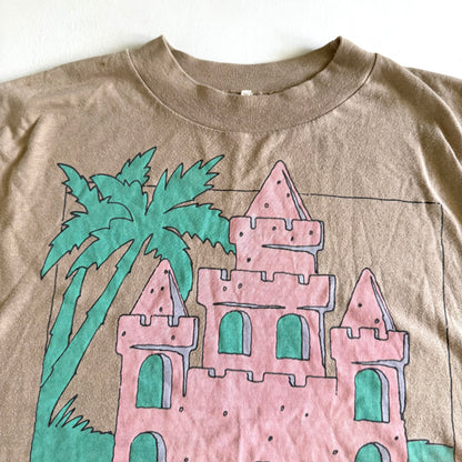 Vintage Florida Beach, Sandcastle T-shirt