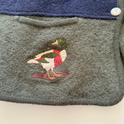 Vintage Eric Alexandre, Duck Wool Cardigan