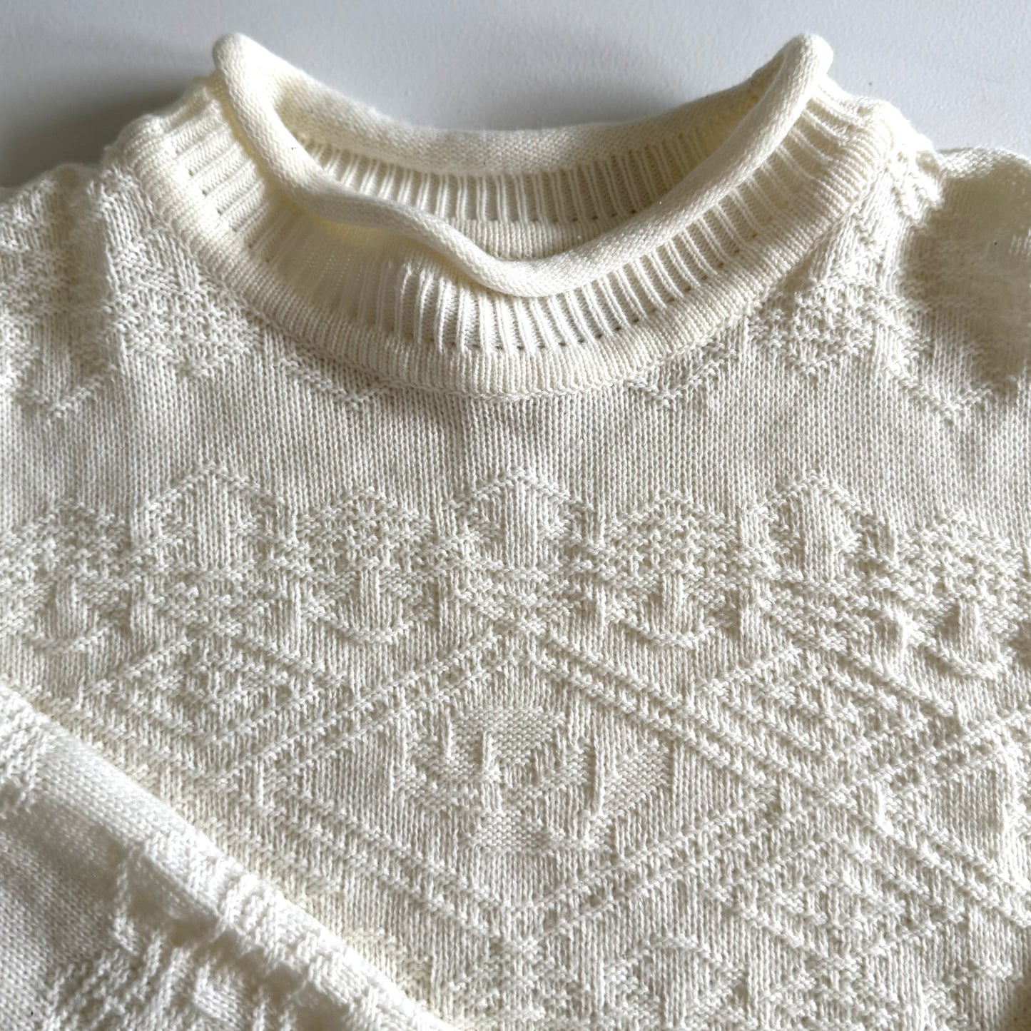 Vintage Plus Preferred, White Sweater