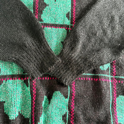 Vintage 1980's Style Metallic Sweater
