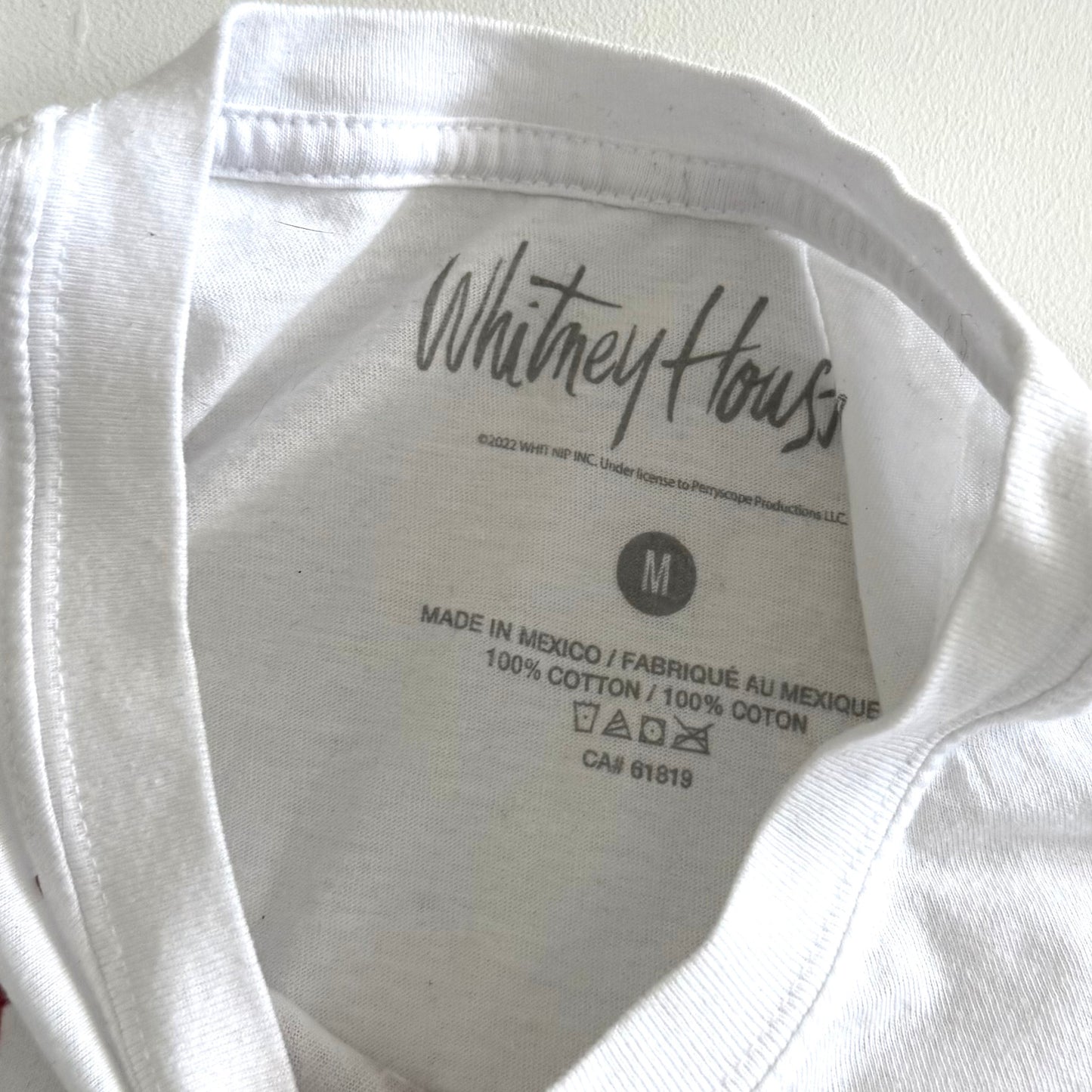 Secondhand Whitney Houston, I Will Always Love You T-shirt