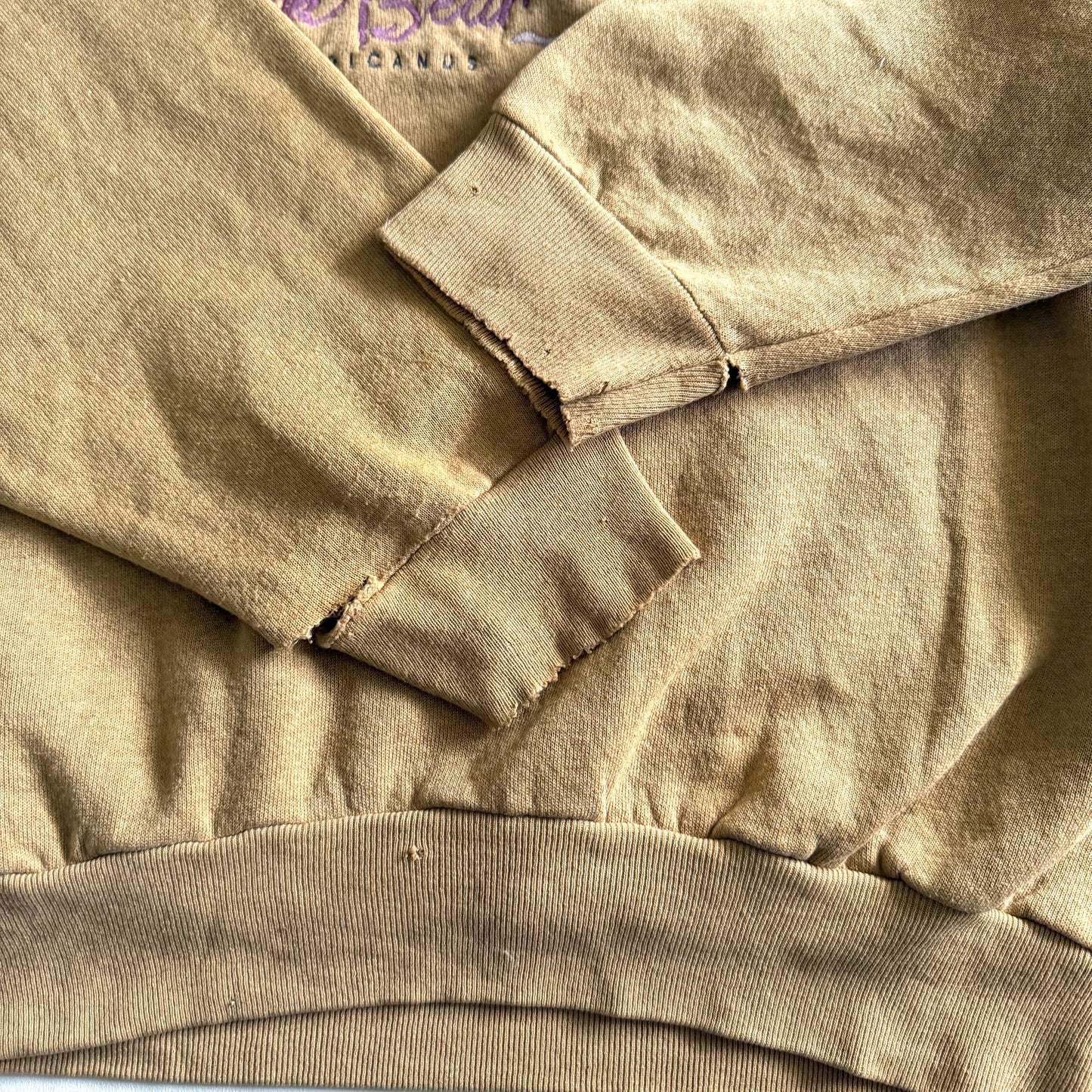 Vintage Distressed Cotton Grove, Black Bear Sweatshirt