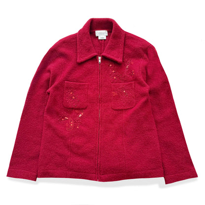 Vintage Conrad C, Red Collared Sweater