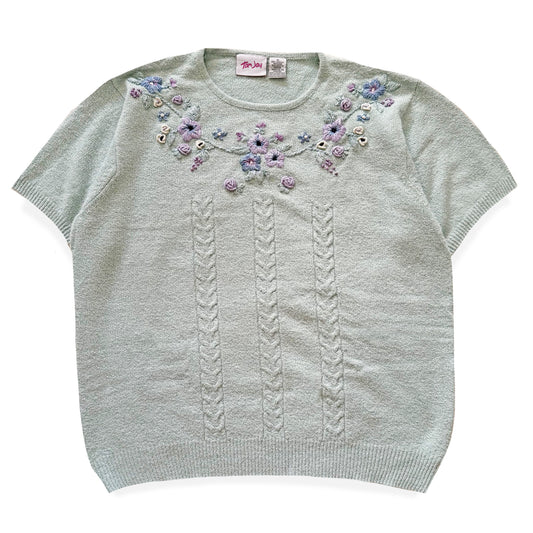 Vintage Tan Jay, Floral Short Sleeve Shirt