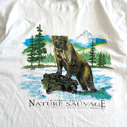Vintage Nature Sauvage Collection, Bear T-Shirt