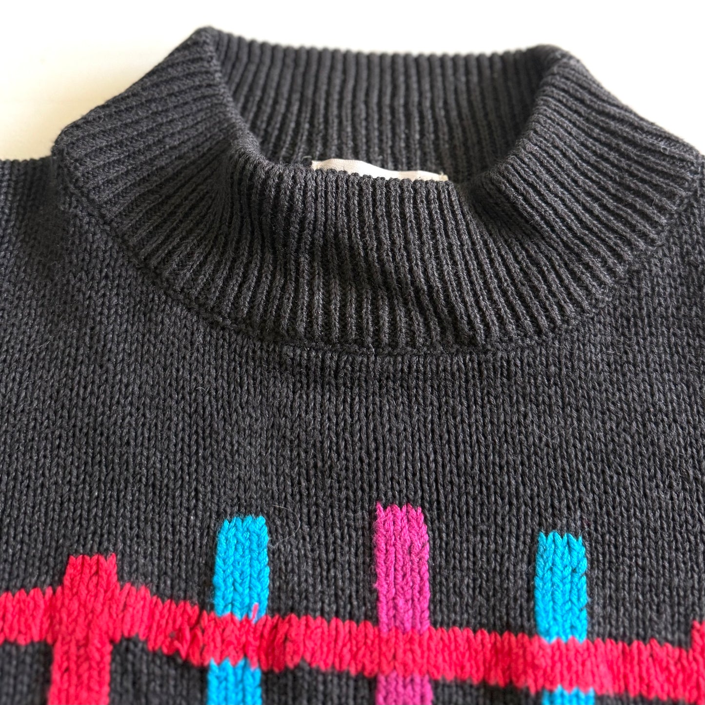 Vintage Kiss, Hand Embroidered Sweater