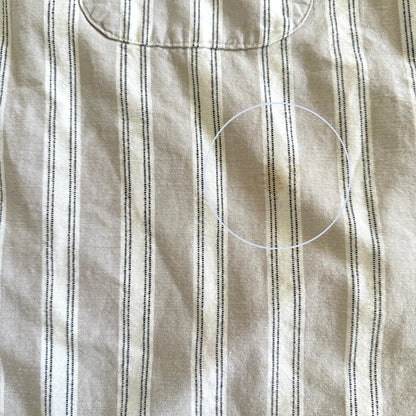 Secondhand Striped Short Sleeve Button Up Shirt