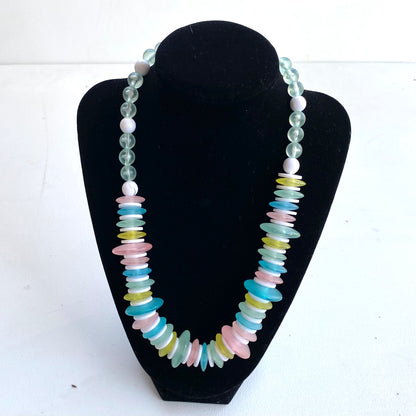 Pastel Vintage Statement Necklace