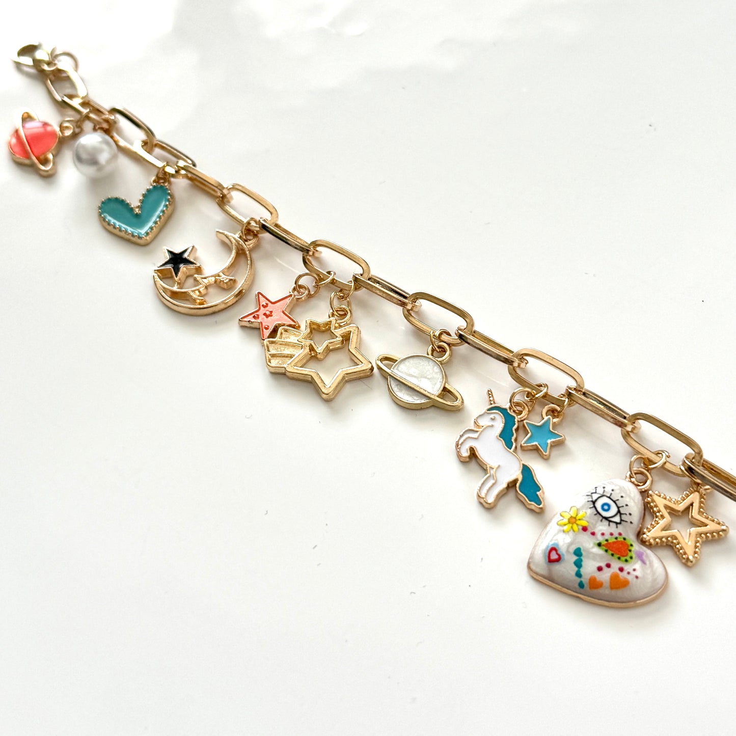 Handmade Y2K Style Charm Bracelet