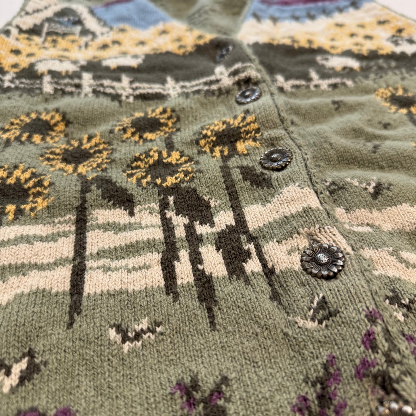 Vintage Northern Reflections by Parkhurst, Sunflowers & Sheep Vest
