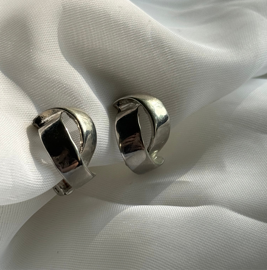 Vintage Silver Toned Earrings