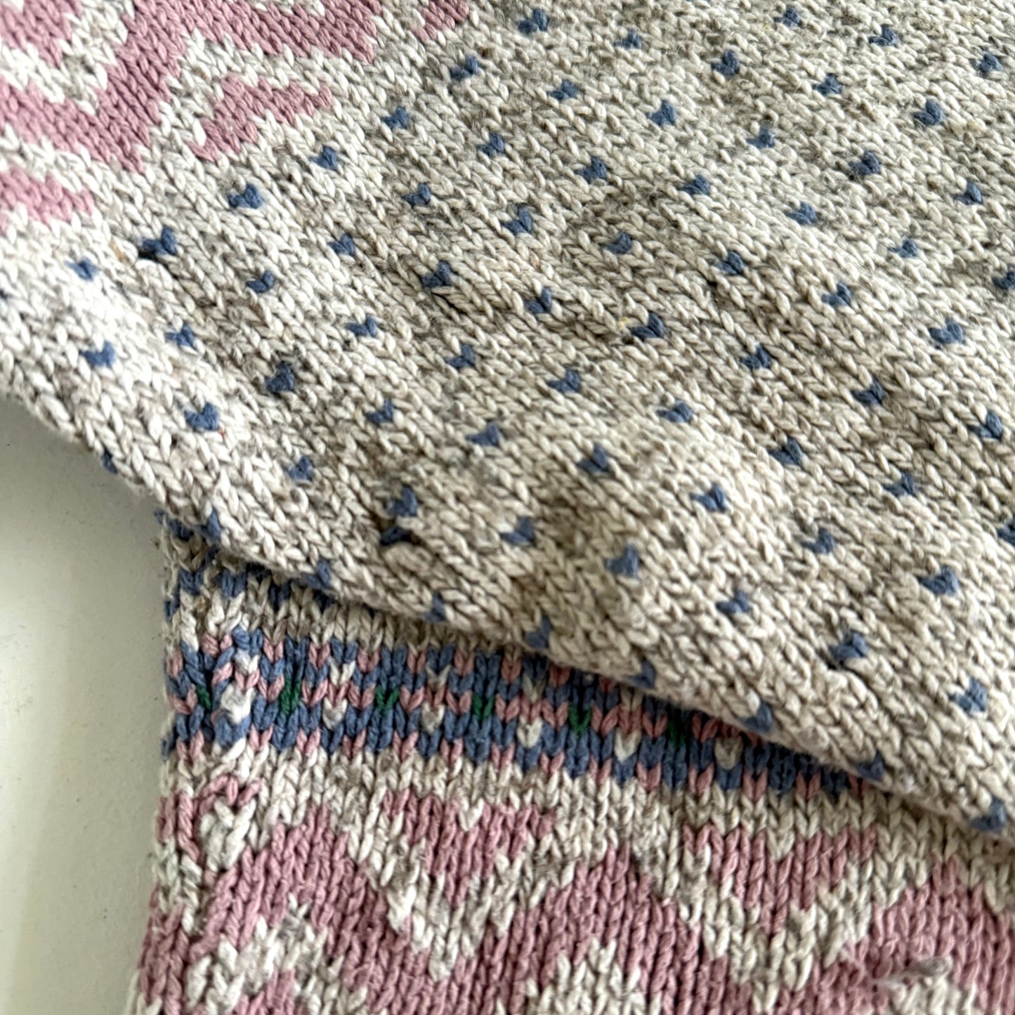 Vintage Northern Reflections, Fair Isles Style Sweater