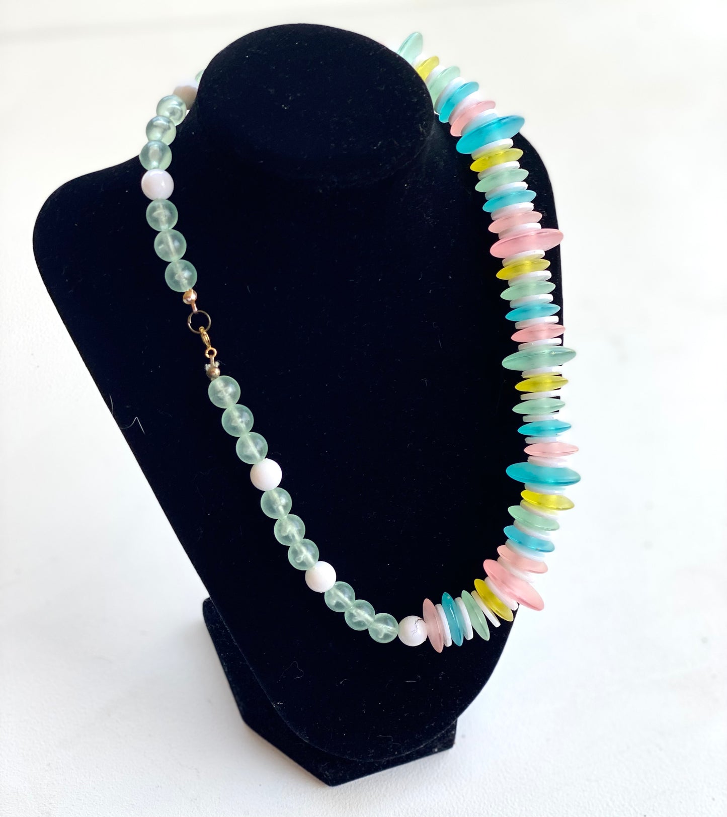Pastel Vintage Statement Necklace