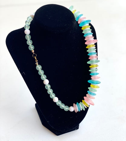 Pastel Vintage Statement Necklace