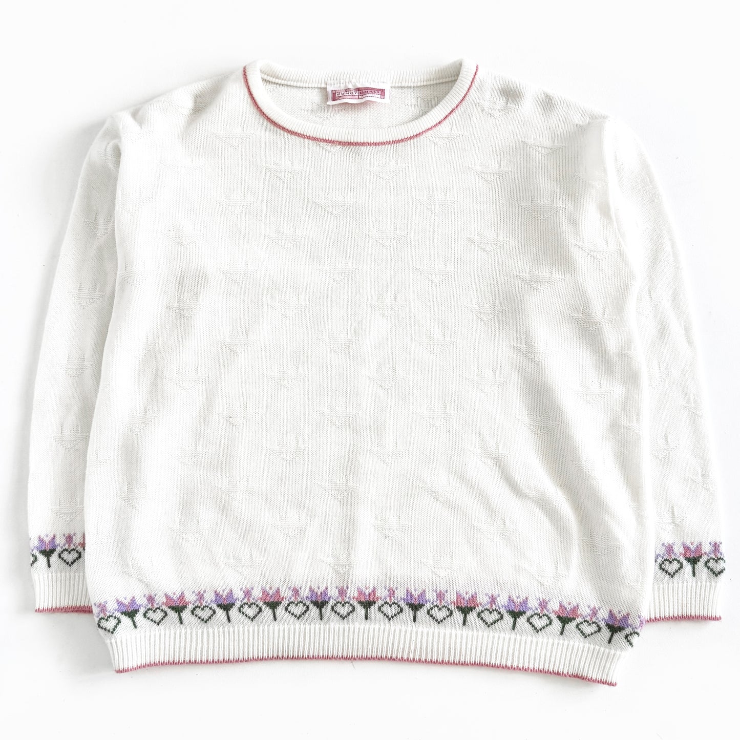 Vintage Functionals, Floral Sweater