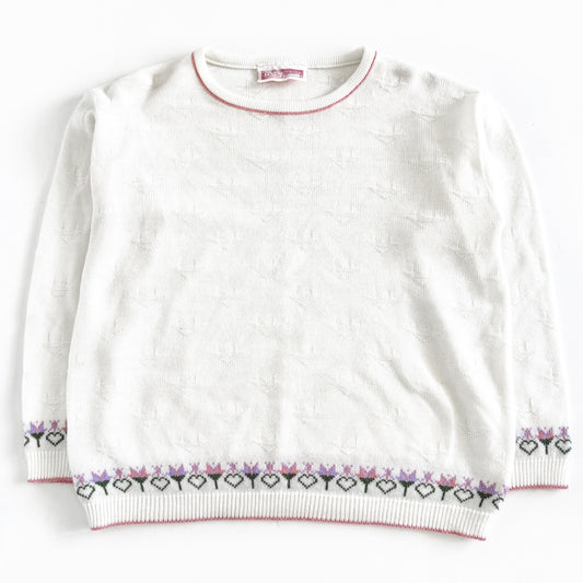 Vintage Functionals, Floral Sweater