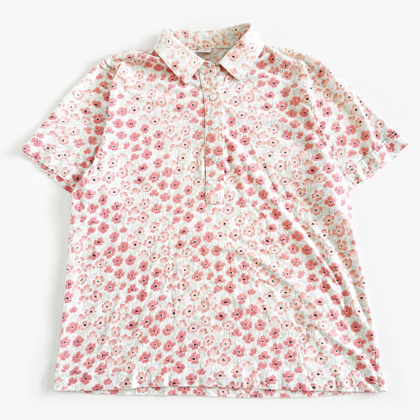 Secondhand Floral Polo Shirt