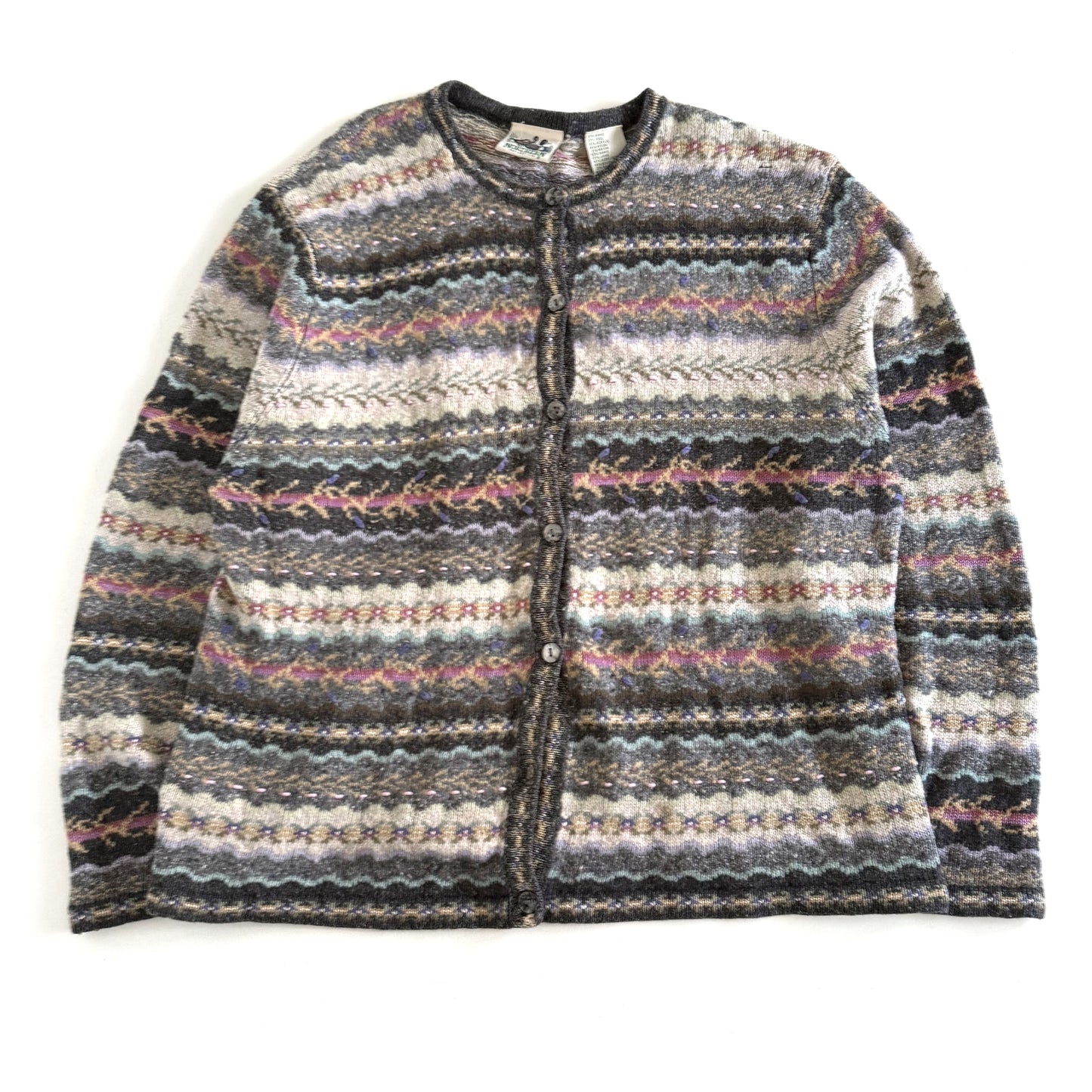 Vintage Northern Reflections, Wool Blend Cardigan