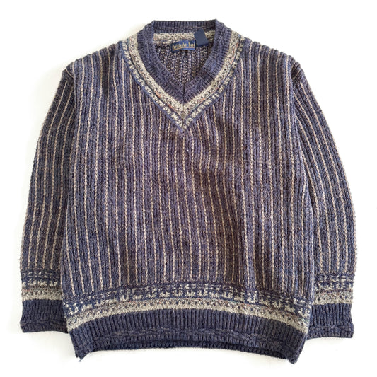Vintage Christopher Rand, Wool Blend V-Neck Sweater