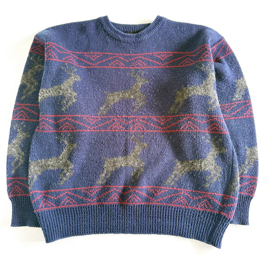 Vintage Blitz, Reindeer Holiday Sweater