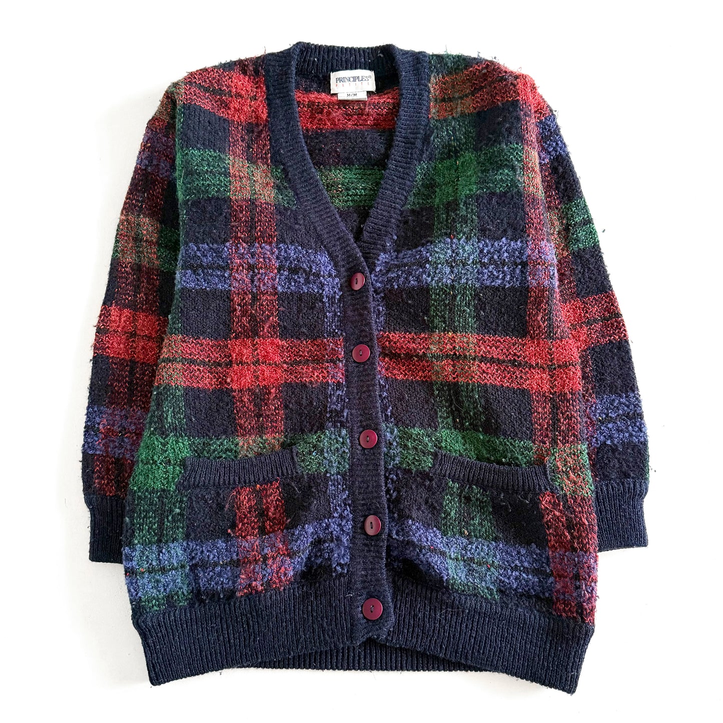 Vintage Principles, Plaid Cardigan