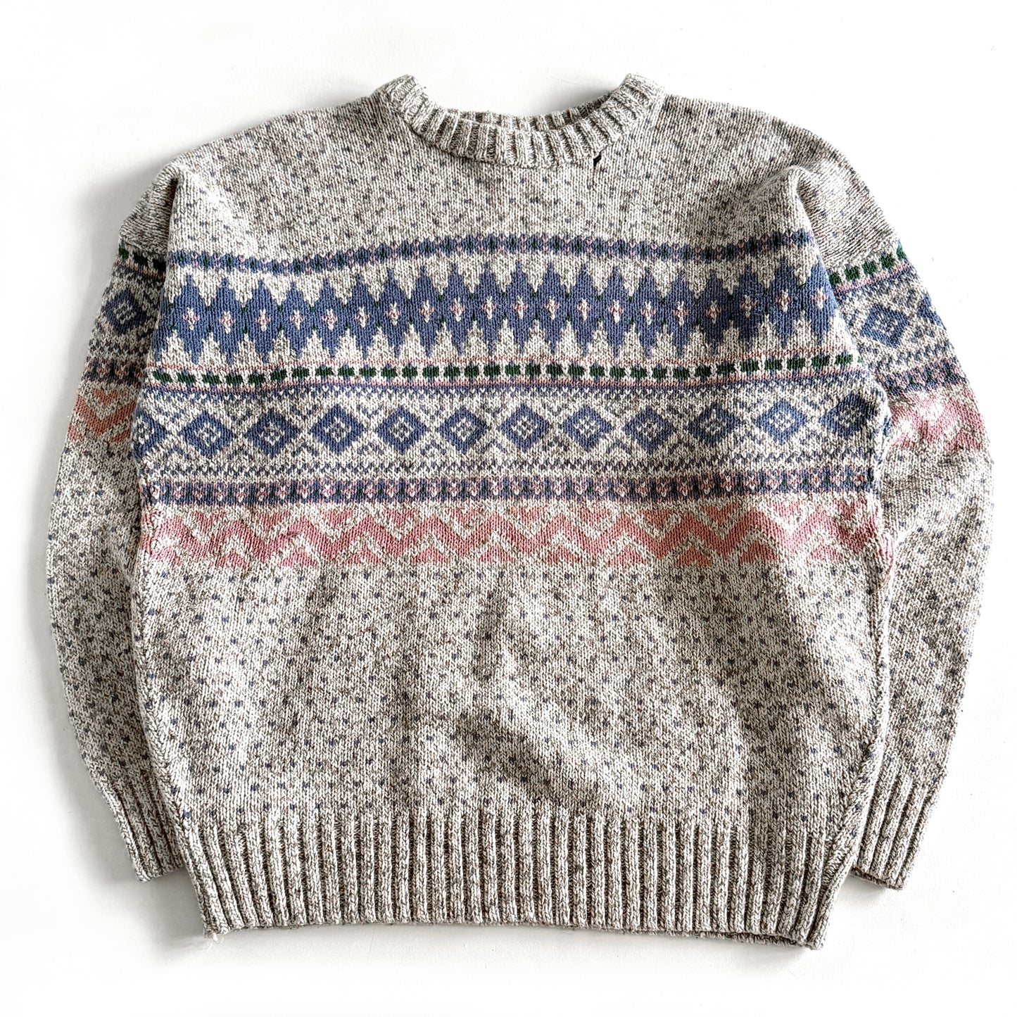 Vintage Northern Reflections, Fair Isles Style Sweater