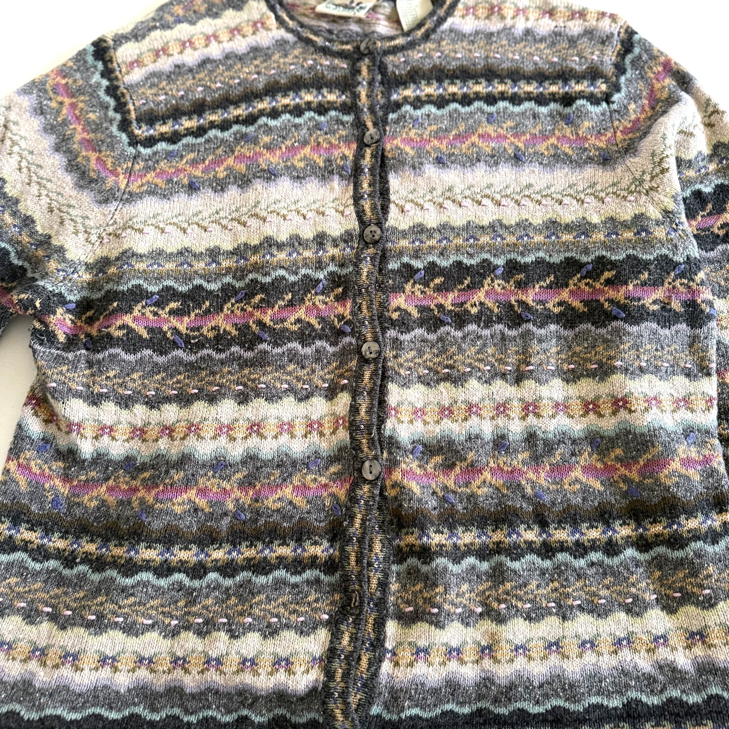 Vintage Northern Reflections, Wool Blend Cardigan