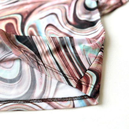 Secondhand Gaze, Sheer Cropped T-Shirt