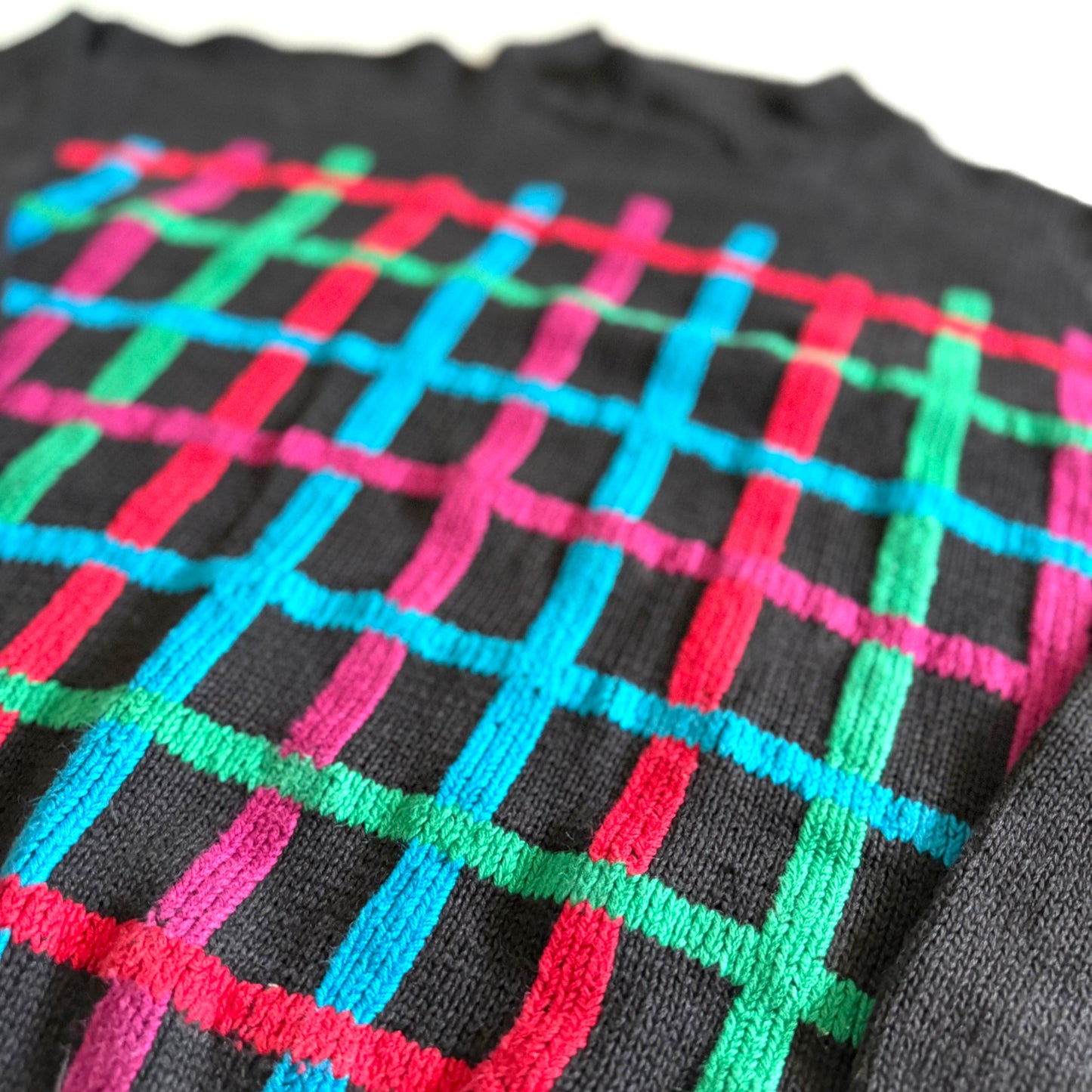 Vintage Kiss, Hand Embroidered Sweater