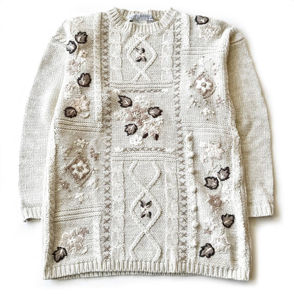 Vintage Santa Barbra Clothing, Floral Sweater