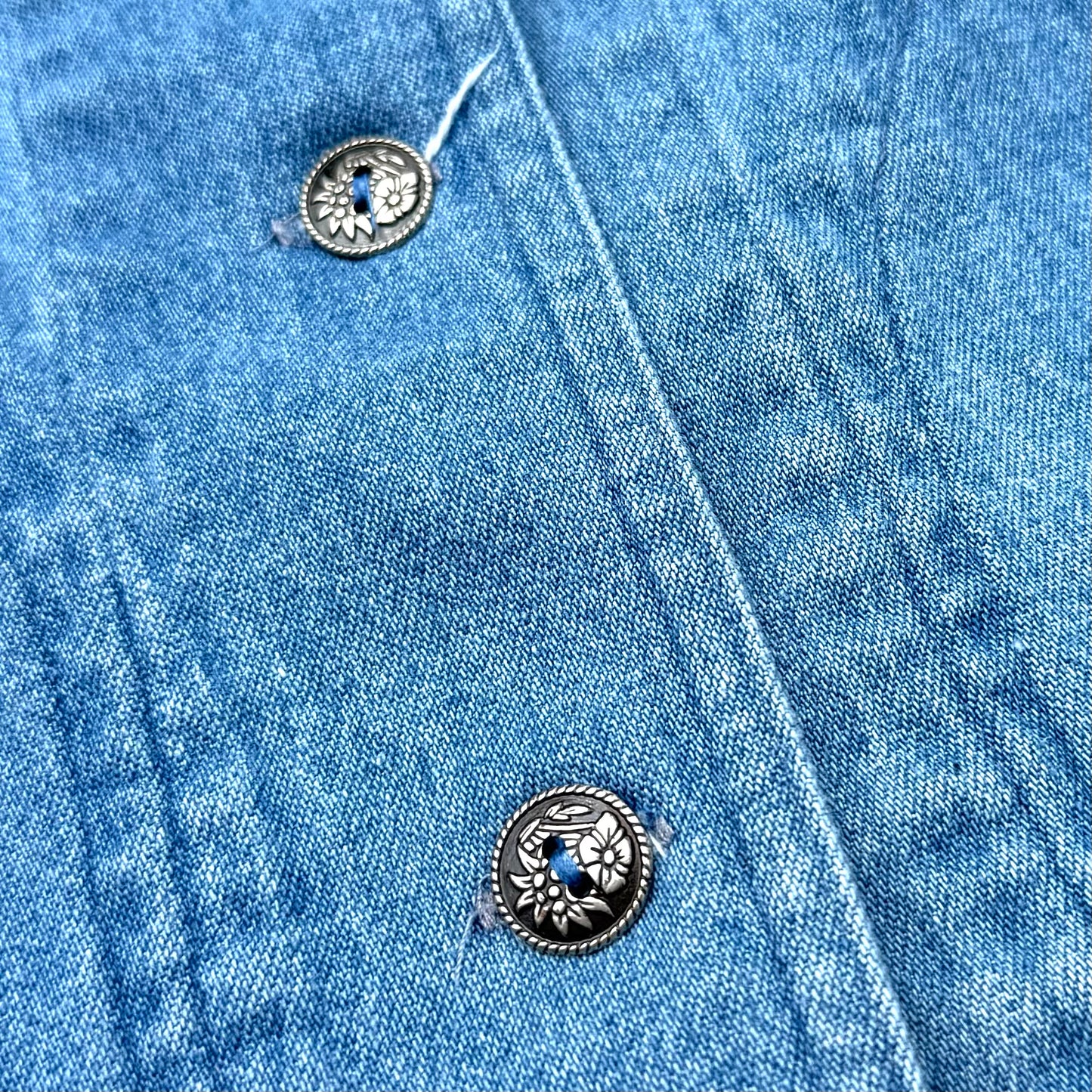 Vintage Braemar, Denim Sleeveless Shirt