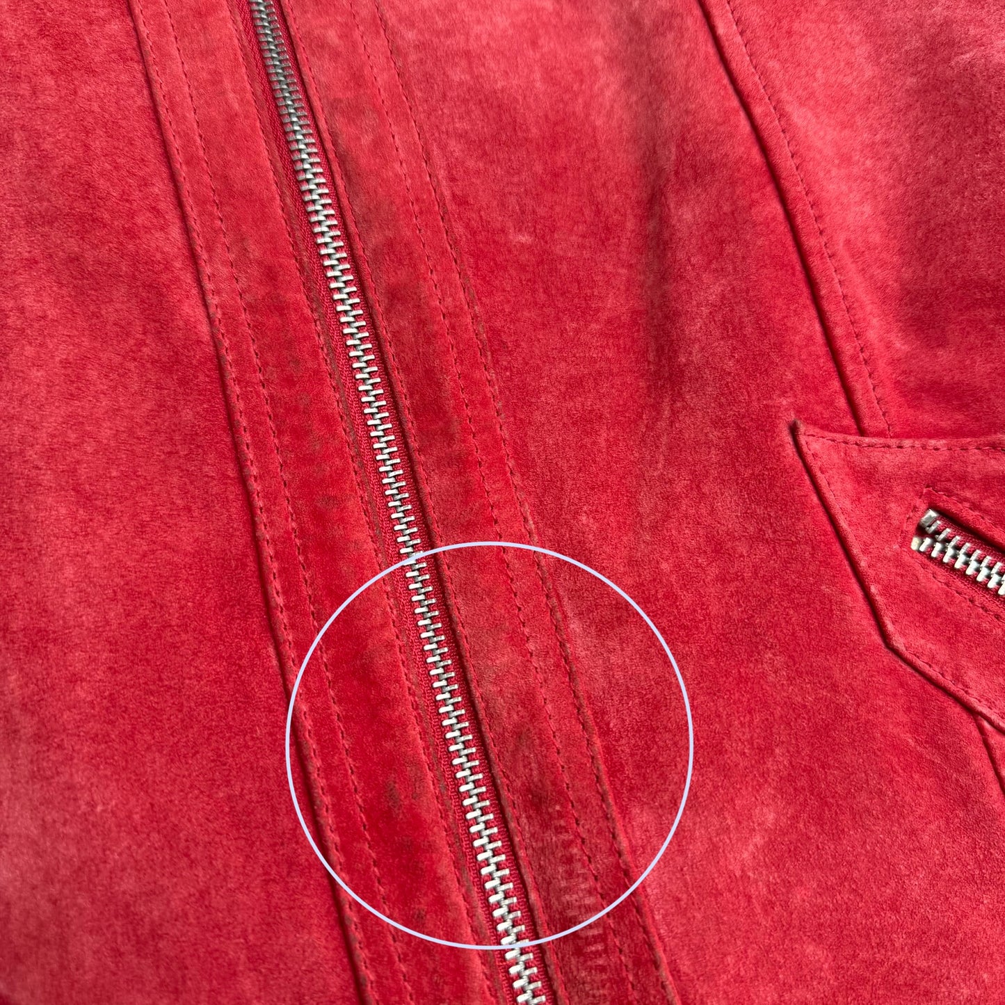 Secondhand Nauge, Leather Suede Jacket