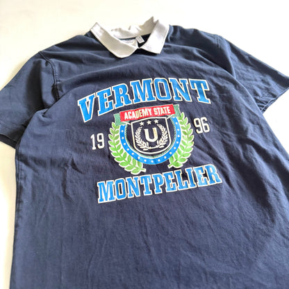 Secondhand Adidas, Vermont Montpelier Collared T-shirt