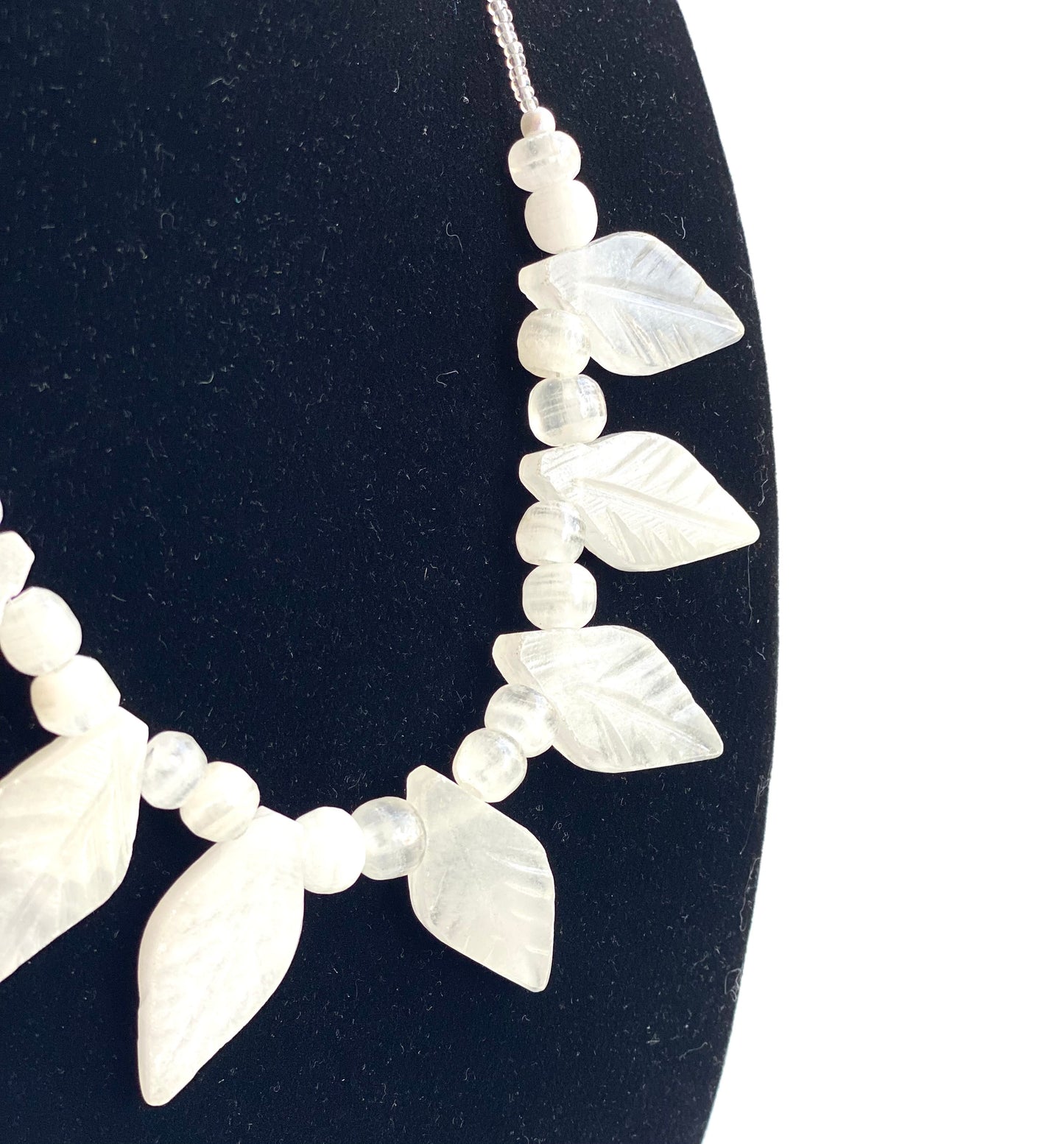 Carved Leaf Vintage Necklace