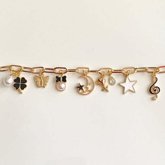 Handmade Charm Bracelet Y2K Style