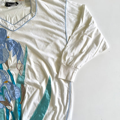 Vintage Tamra, Blue Iris Top