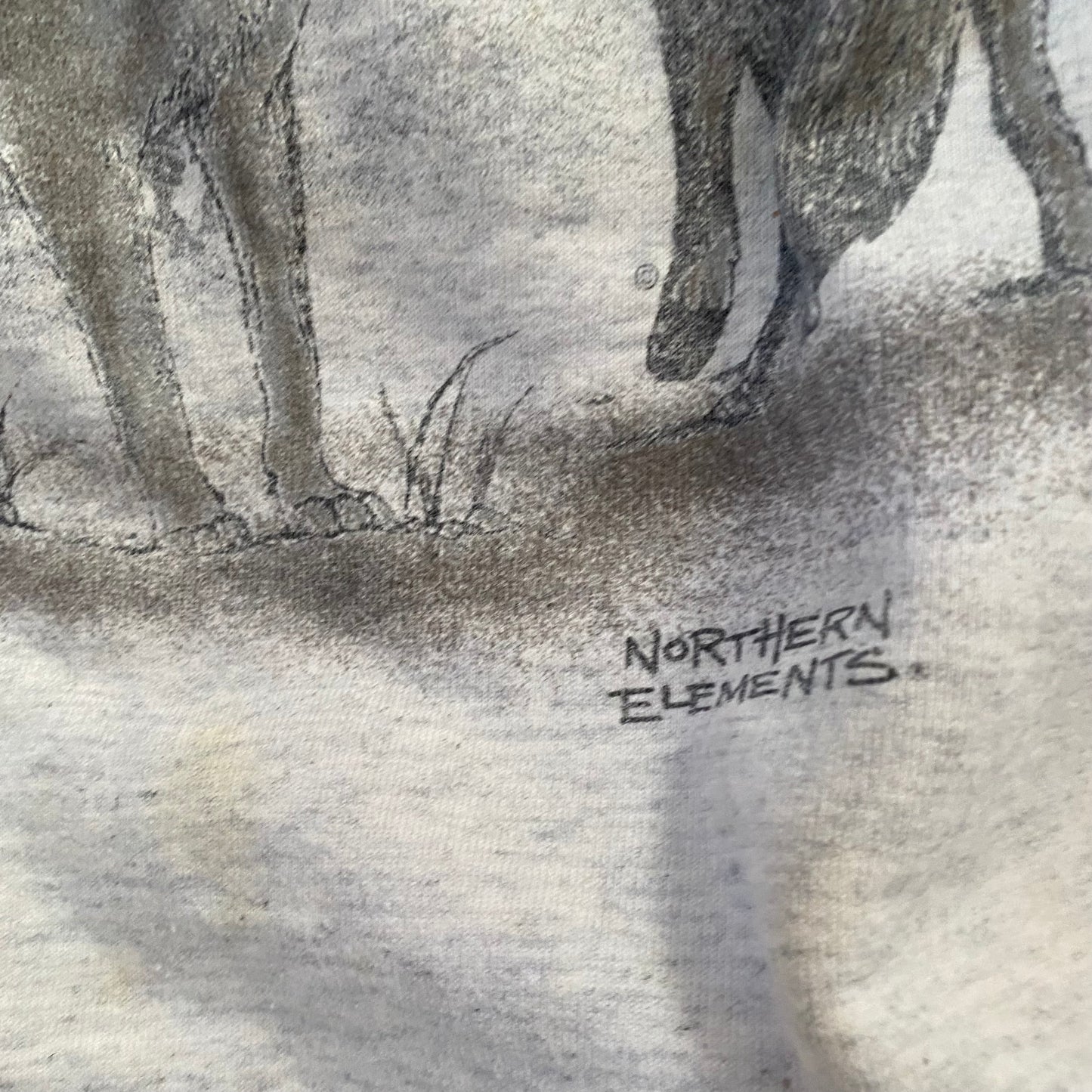Vintage Northern Elements 90's Wolf Sweatshirt