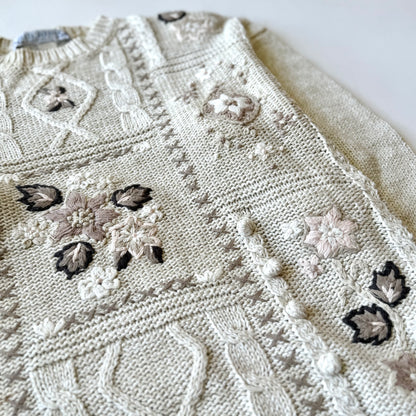 Vintage Santa Barbra Clothing, Floral Sweater
