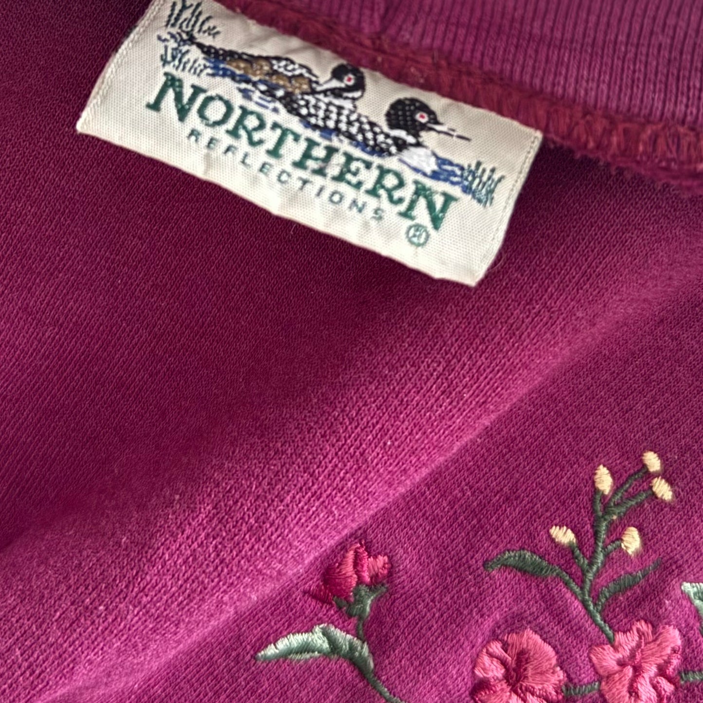 Vintage Northern Reflections, Crewneck Sweatshirt