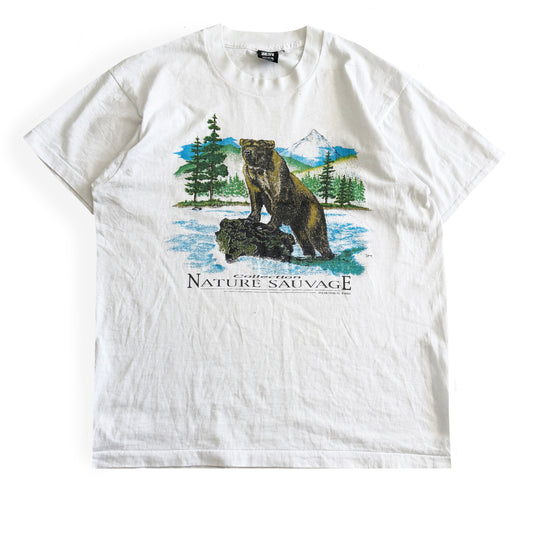 Vintage Nature Sauvage Collection, Bear T-Shirt